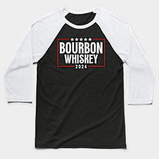 Bourbon Whiskey 2024 Baseball T-Shirt